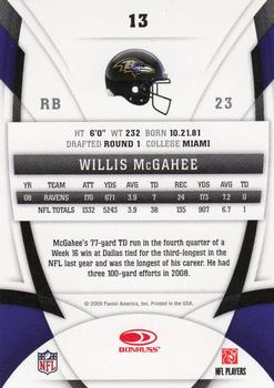 2009 Donruss Certified #13 Willis McGahee Back