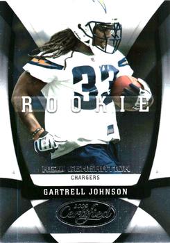 2009 Donruss Certified #159 Gartrell Johnson Front