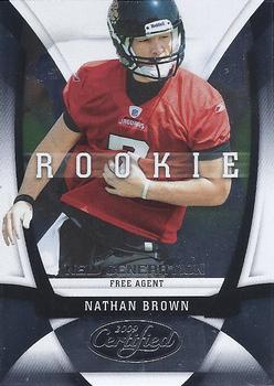 2009 Donruss Certified #182 Nathan Brown Front