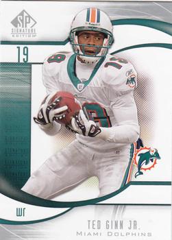 2009 SP Signature #65 Ted Ginn Jr. Front