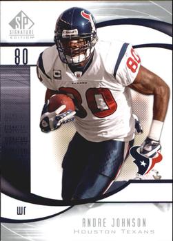 2009 SP Signature #97 Andre Johnson Front