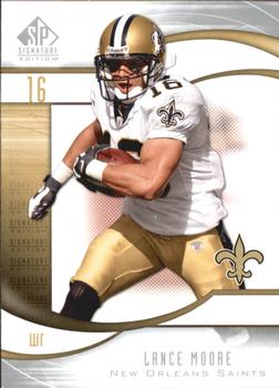 2009 SP Signature #123 Lance Moore Front