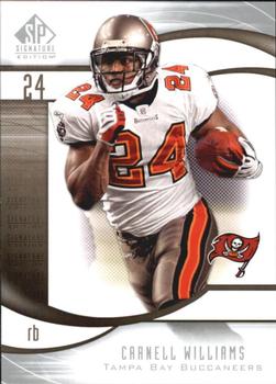 2009 SP Signature #191 Carnell Williams Front