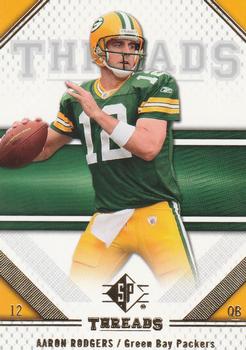 2009 SP Threads #1 Aaron Rodgers Front