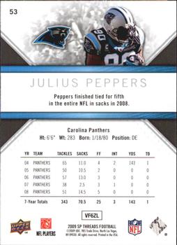 2009 SP Threads #53 Julius Peppers Back