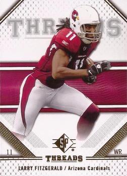 2009 SP Threads #60 Larry Fitzgerald Front