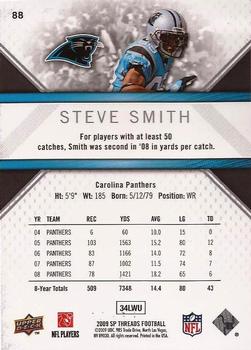 2009 SP Threads #88 Steve Smith Back