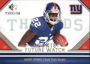 2009 SP Threads #103 Andre Brown Front