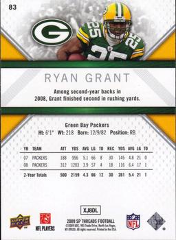 2009 SP Threads #83 Ryan Grant Back