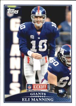 2009 Topps Kickoff #94 Eli Manning Front
