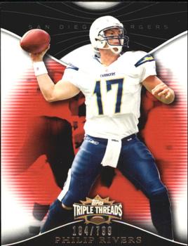2009 Topps Triple Threads #5 Philip Rivers Front