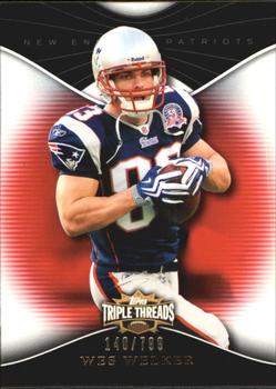 2009 Topps Triple Threads #65 Wes Welker Front