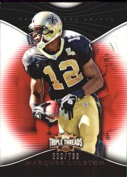 2009 Topps Triple Threads #67 Marques Colston Front