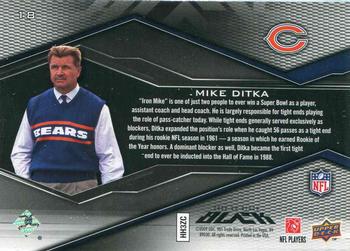 2009 UD Black #18 Mike Ditka Back