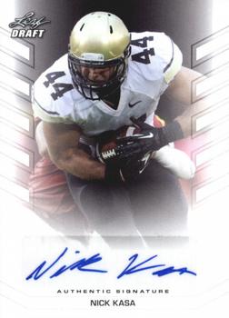 2013 Leaf Draft - Autographs #BA-NK1 Nick Kasa Front