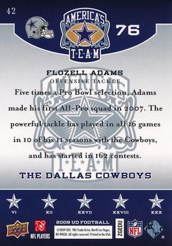 2009 Upper Deck America's Team #42 Flozell Adams Back