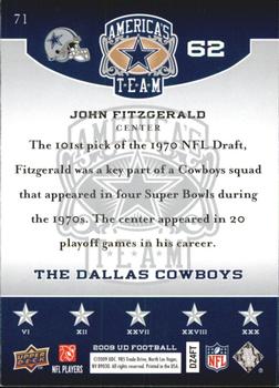 2009 Upper Deck America's Team #71 John Fitzgerald Back