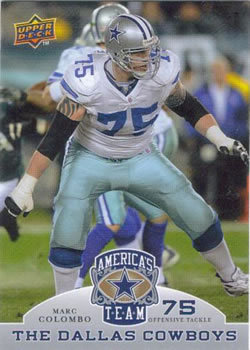 2009 Upper Deck America's Team #9 Marc Colombo Front