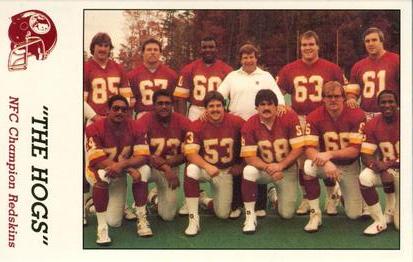 1984 Washington Redskins Police #5 The Hogs Front