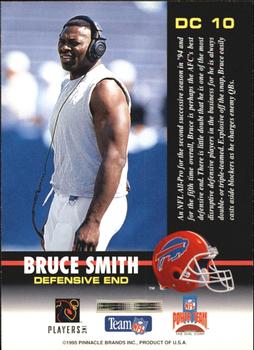 1995 Pinnacle Dial #DC10 Bruce Smith Back