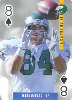 1994 U.S. Playing Cards Ditka's Picks #8♠ Mark Bavaro Front