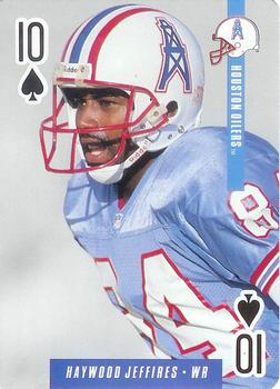 1994 U.S. Playing Cards Ditka's Picks #10♠ Haywood Jeffires Front