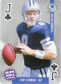 1994 U.S. Playing Cards Ditka's Picks #J♣ Troy Aikman Front