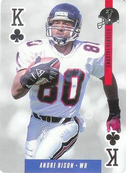 1994 U.S. Playing Cards Ditka's Picks #K♣ Andre Rison Front
