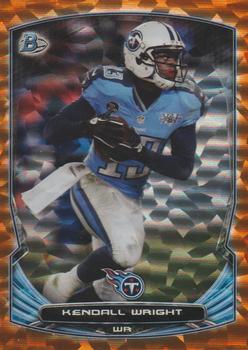 2014 Bowman - Veterans Rainbow Orange Ice #70 Kendall Wright Front