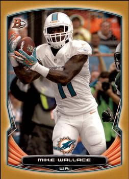 2014 Bowman - Veterans Gold #23 Mike Wallace Front