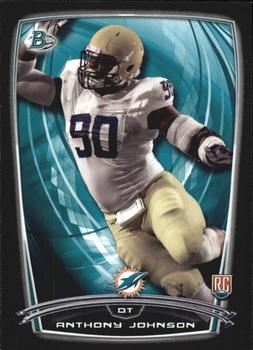 2014 Bowman - Rookies Black #39 Anthony Johnson Front