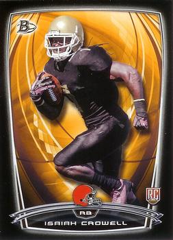 2014 Bowman - Rookies Black #12 Isaiah Crowell Front
