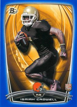 2014 Bowman - Rookies Blue #12 Isaiah Crowell Front