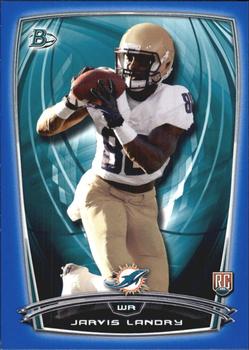 2014 Bowman - Rookies Blue #27 Jarvis Landry Front