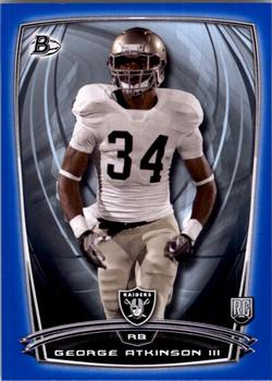 2014 Bowman - Rookies Blue #52 George Atkinson III Front