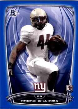 2014 Bowman - Rookies Blue #101 Andre Williams Front
