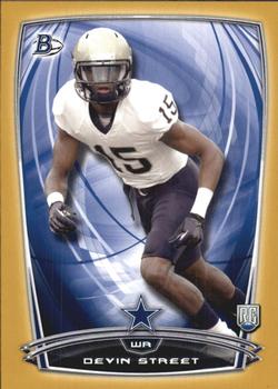 2014 Bowman - Rookies Gold #69 Devin Street Front