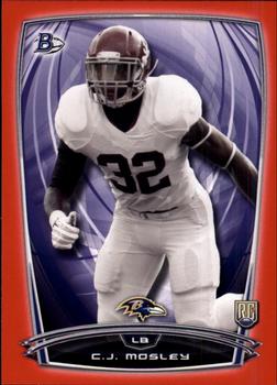 2014 Bowman - Rookies Red #34 C.J. Mosley Front