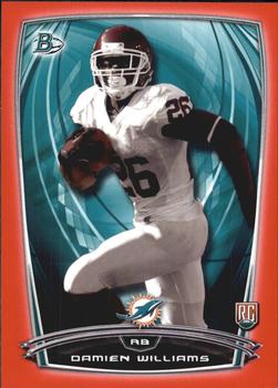 2014 Bowman - Rookies Red #68 Damien Williams Front