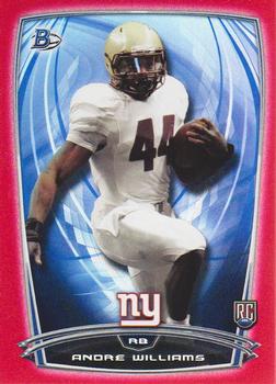 2014 Bowman - Rookies Red #101 Andre Williams Front