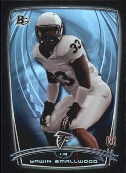 2014 Bowman - Rookies Rainbow Black #94 Yawin Smallwood Front