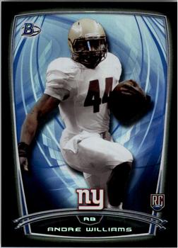2014 Bowman - Rookies Rainbow Black #101 Andre Williams Front