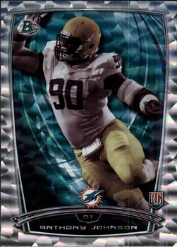 2014 Bowman - Rookies Rainbow Silver Ice #39 Anthony Johnson Front