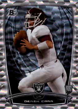 2014 Bowman - Rookies Rainbow Silver Ice #55 Derek Carr Front