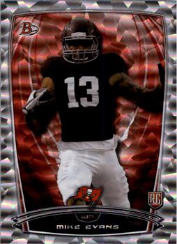 2014 Bowman - Rookies Rainbow Silver Ice #66 Mike Evans Front