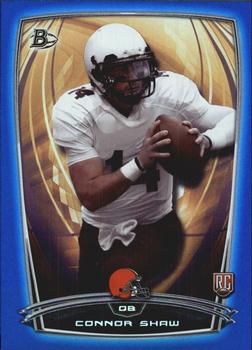 2014 Bowman - Rookies Rainbow Blue #74 Connor Shaw Front