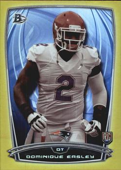 2014 Bowman - Rookies Rainbow Gold #5 Dominique Easley Front