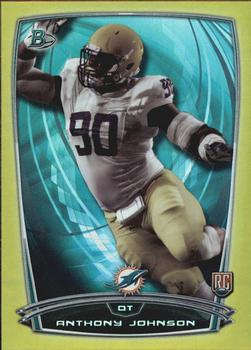 2014 Bowman - Rookies Rainbow Gold #39 Anthony Johnson Front