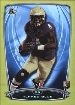 2014 Bowman - Rookies Rainbow Gold #98 Alfred Blue Front
