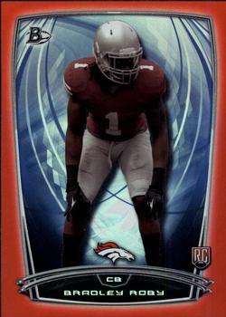 2014 Bowman - Rookies Rainbow Red #31 Bradley Roby Front